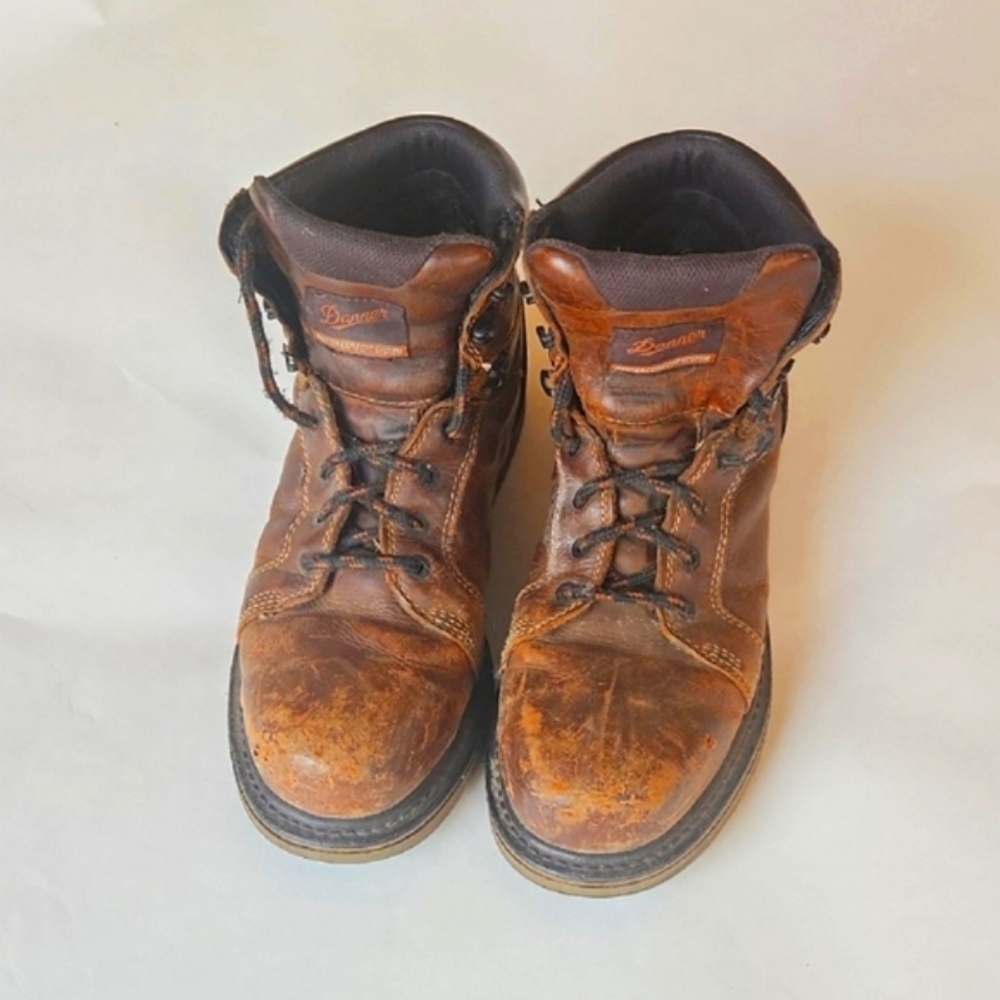 Danner Men's Brown Leather Boots Distressed Work Boots